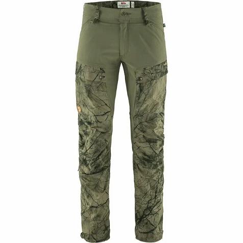 Fjallraven Men Keb Hiking Pants Green PH69549 Philippines